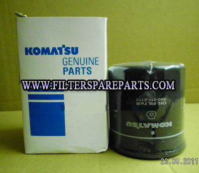 600-211-2110 Komatsu oil filter - Click Image to Close